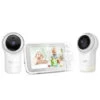 Hubble - Nursery View Pro Twin 5 Video Baby Monitor Twin Set With Pan, Tilt, And Zoom 2 Hubble - Nursery View Pro Twin 5 Video Baby Monitor Twin Set With Pan, Tilt, And Zoom -Macro Baby Store hubble nursery view pro twin 5 video baby monitor twin set with pan tilt and zoom image 1