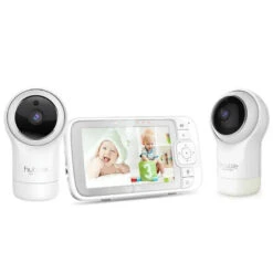 Hubble - Nursery View Pro Twin 5 Video Baby Monitor Twin Set With Pan, Tilt, And Zoom