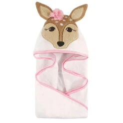 Hudson Baby Animal Hooded Towel, Fawn