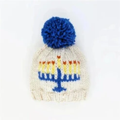 Huggalugs - Menorah Beanie Hat For Baby & Kids