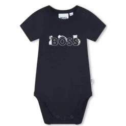 Hugo Boss Baby - 2Pk Baby Body Set, Navy/White 7 Hugo Boss Baby - 2Pk Baby Body Set, Navy/White -Macro Baby Store hugo boss baby 2pk baby body set navy white image 3