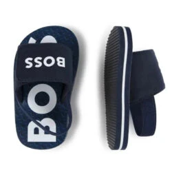 Hugo Boss Baby - Aqua Slides Boy, Navy 7 Hugo Boss Baby - Aqua Slides Boy, Navy -Macro Baby Store hugo boss baby aqua slides boy navy image 3