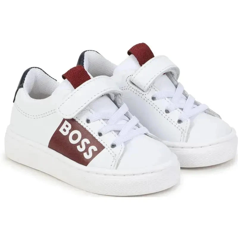 Hugo Boss Baby - Boy Amber White Velcro Sneaker 3 Hugo Boss Baby - Boy Amber White Velcro Sneaker
