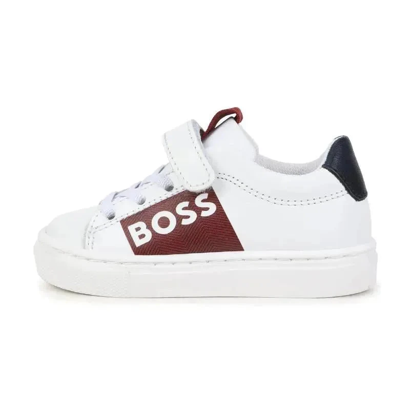 Hugo Boss Baby - Boy Amber White Velcro Sneaker 5 Hugo Boss Baby - Boy Amber White Velcro Sneaker - Image 3