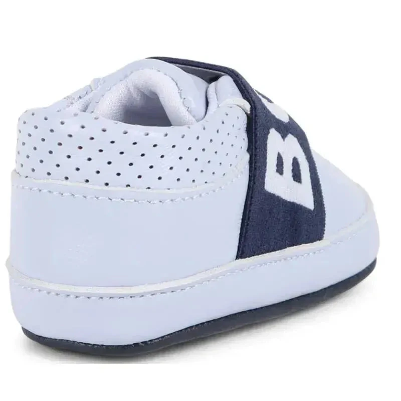 Hugo Boss Baby - Girl Soft Slippers Logo, Pink 5 Hugo Boss Baby - Girl Soft Slippers Logo, Pink - Image 3