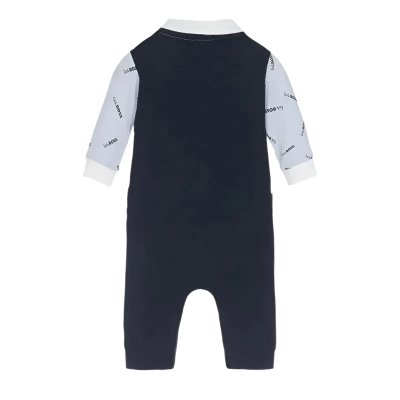 Hugo Boss Baby - Ceremony Short All In One, Pale Blue 4 Hugo Boss Baby - Ceremony Short All In One, Pale Blue - Image 2