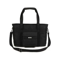 Hugo Boss Baby - Logo Applique Changing Bag Black