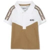 Hugo Boss Baby - Short Sleeve Polo Beige 1 Hugo Boss Baby - Short Sleeve Polo Beige -Macro Baby Store hugo boss baby short sleeve polo beige image 1