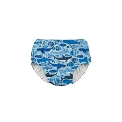 I-Play Snap Reusable Absorbent Swimsuit Diaper, Blue Undersea