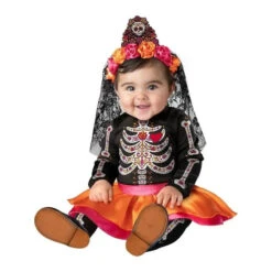 Incharacter Baby Halloween Costume Sugar Skull Sweetie