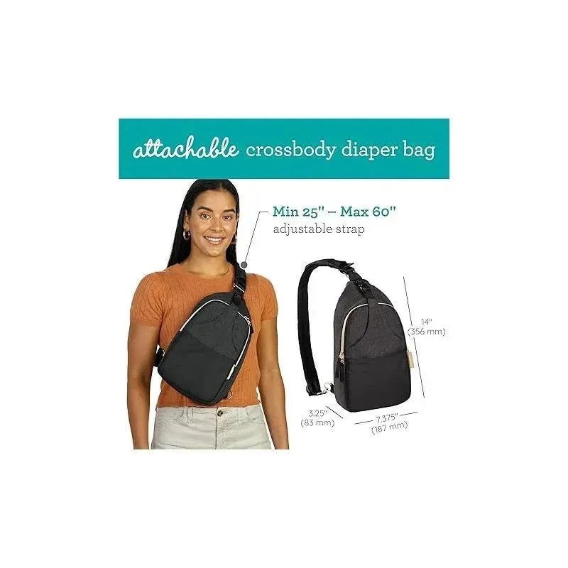 Infantino - Flip 4-In-1 Convertible Carrier & Crossbody Diaper Bag Set 6 Infantino - Flip 4-In-1 Convertible Carrier & Crossbody Diaper Bag Set - Image 4