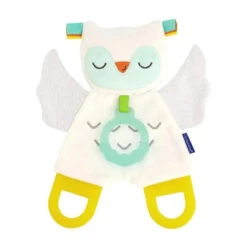 Infantino - Glow-In-The-Dark Cuddly Teether, Owl