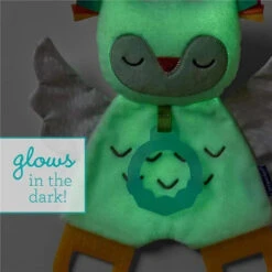 Infantino - Glow-In-The-Dark Cuddly Teether, Owl 9 Infantino - Glow-In-The-Dark Cuddly Teether, Owl -Macro Baby Store infantino glow in the dark cuddly teether owl image 3