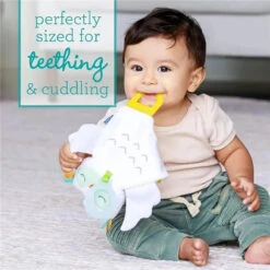 Infantino - Glow-In-The-Dark Cuddly Teether, Owl 10 Infantino - Glow-In-The-Dark Cuddly Teether, Owl -Macro Baby Store infantino glow in the dark cuddly teether owl image 4