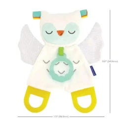 Infantino - Glow-In-The-Dark Cuddly Teether, Owl 11 Infantino - Glow-In-The-Dark Cuddly Teether, Owl -Macro Baby Store infantino glow in the dark cuddly teether owl image 5