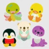 Infantino - Wee Wild Ones Mix & Match Bath Sticker Pals 2 Infantino - Wee Wild Ones Mix & Match Bath Sticker Pals -Macro Baby Store infantino wee wild ones mix match bath sticker pals image 1