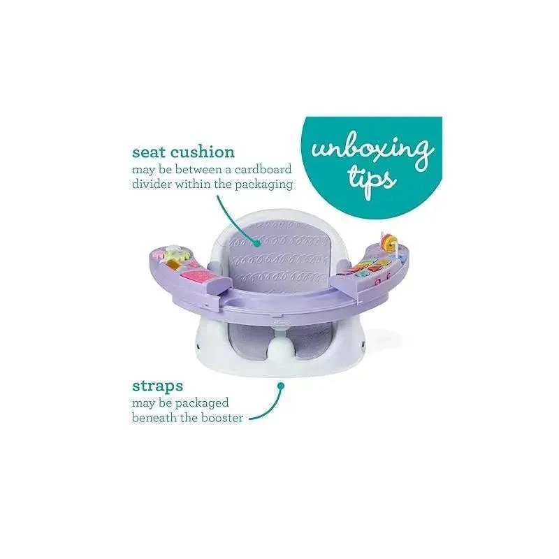 Infantino - Wee Wild Ones Music & Lights 3-In-1 Discovery Seat & Booster, Lavender 7 Infantino - Wee Wild Ones Music & Lights 3-In-1 Discovery Seat & Booster, Lavender - Image 5