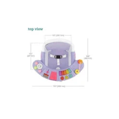 Infantino - Wee Wild Ones Music & Lights 3-In-1 Discovery Seat & Booster, Lavender 13 Infantino - Wee Wild Ones Music & Lights 3-In-1 Discovery Seat & Booster, Lavender -Macro Baby Store infantino wee wild ones music lights 3 in 1 discovery seat booster lavender image 6