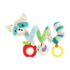 Infantino - Wee Wild Ones - Spiral Activity Toy, Raccoon