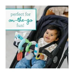 Infantino - Wee Wild Ones - Spiral Activity Toy, Raccoon -Macro Baby Store infantino wee wild ones spiral activity toy raccoon image 4