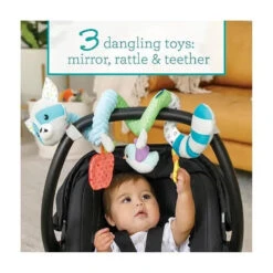 Infantino - Wee Wild Ones - Spiral Activity Toy, Raccoon -Macro Baby Store infantino wee wild ones spiral activity toy raccoon image 6