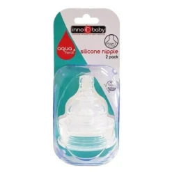 Innobaby Aquaheat Silicone Nipple 2-Pack, Stage 2
