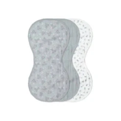 Iplay - 3Pk Muslin Burp Cloths Made From Organic Cotton, Gray Koala