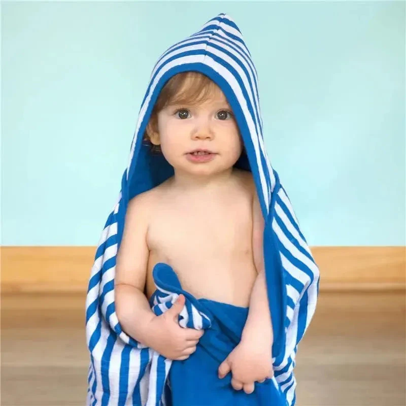 Iplay - Muslin Hooded Towel Made From Organic Cotton, White 4 Iplay - Muslin Hooded Towel Made From Organic Cotton, White - Image 2