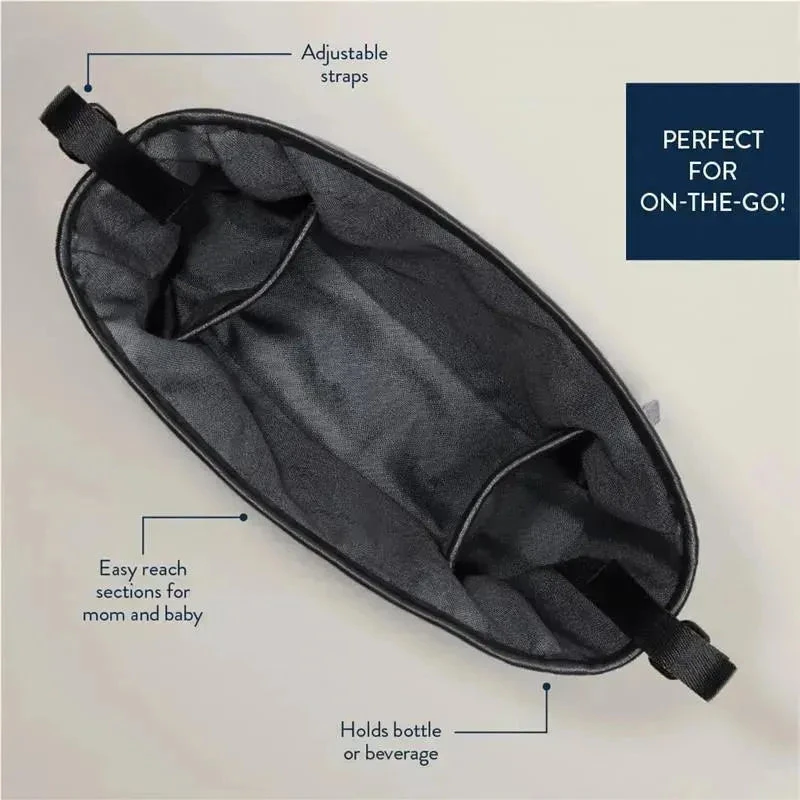 Itzy Ritzy - Adjustable Stroller Caddy/Organizer, Black 8 Itzy Ritzy - Adjustable Stroller Caddy/Organizer, Black - Image 6