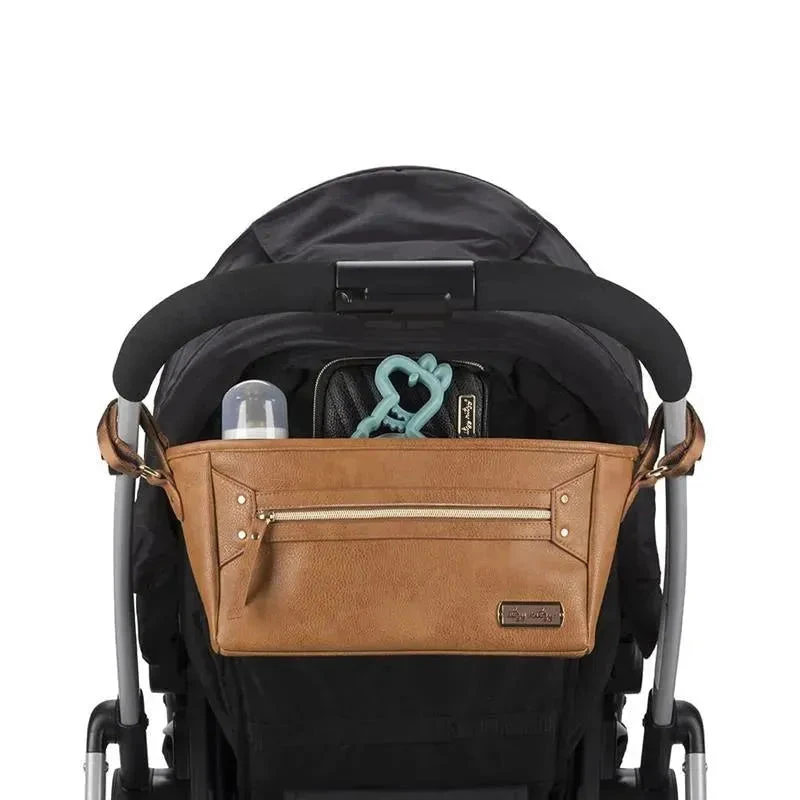 Itzy Ritzy - Cognac Travel Stroller Caddy 3 Itzy Ritzy - Cognac Travel Stroller Caddy