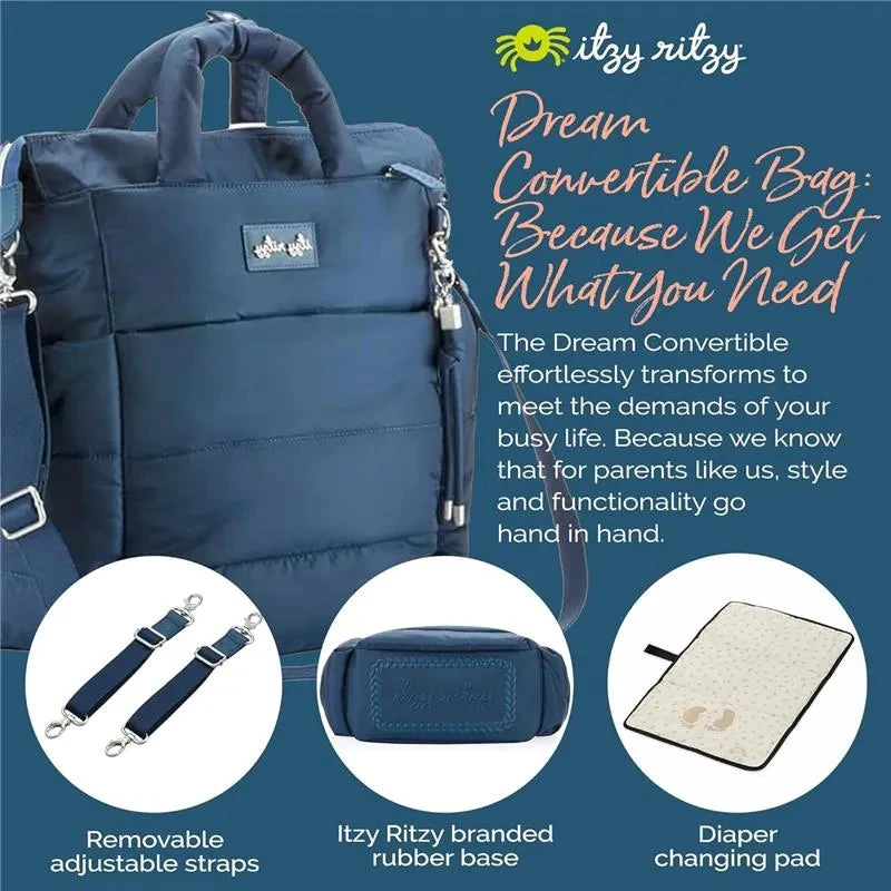 Itzy Ritzy - Dream Convertible Sapphire Starlight Diaper Bag 7 Itzy Ritzy - Dream Convertible Sapphire Starlight Diaper Bag - Image 5