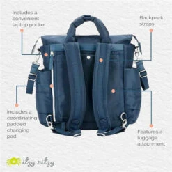 Itzy Ritzy - Dream Convertible Sapphire Starlight Diaper Bag 17 Itzy Ritzy - Dream Convertible Sapphire Starlight Diaper Bag -Macro Baby Store itzy ritzy dream convertible diaper bag sapphire starlight image 7
