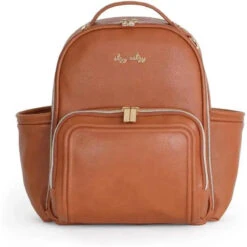 Itzy Ritzy - Mini Plus Diaper Bag, Cognac