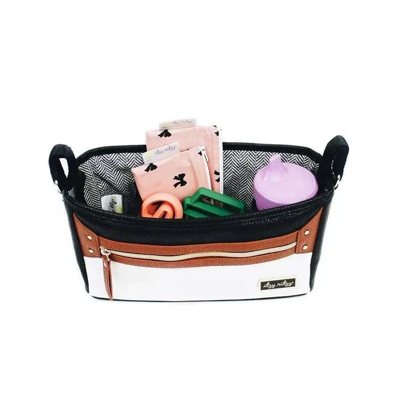 Itzy Ritzy - Stroller Caddy Coffee & Cream 6 Itzy Ritzy - Stroller Caddy Coffee & Cream - Image 4
