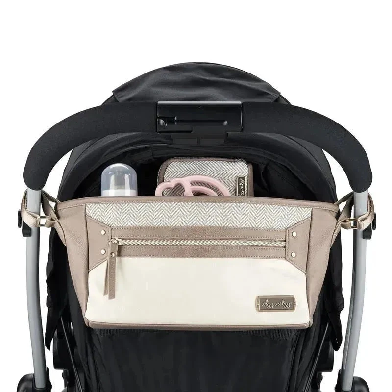 Itzy Ritzy - Stroller Caddy Vanilla Latte 3 Itzy Ritzy - Stroller Caddy Vanilla Latte
