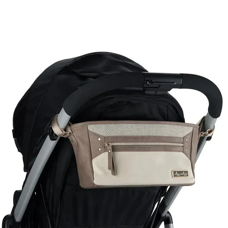 Itzy Ritzy - Stroller Caddy Vanilla Latte 4 Itzy Ritzy - Stroller Caddy Vanilla Latte - Image 2