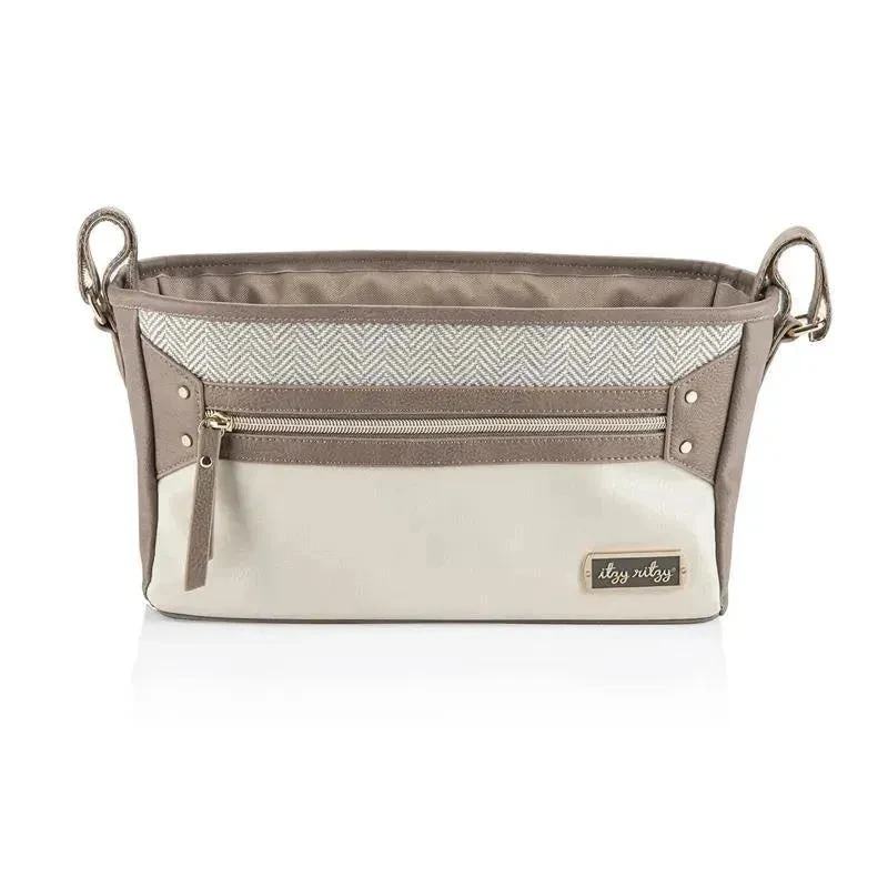 Itzy Ritzy - Stroller Caddy Vanilla Latte 6 Itzy Ritzy - Stroller Caddy Vanilla Latte - Image 4
