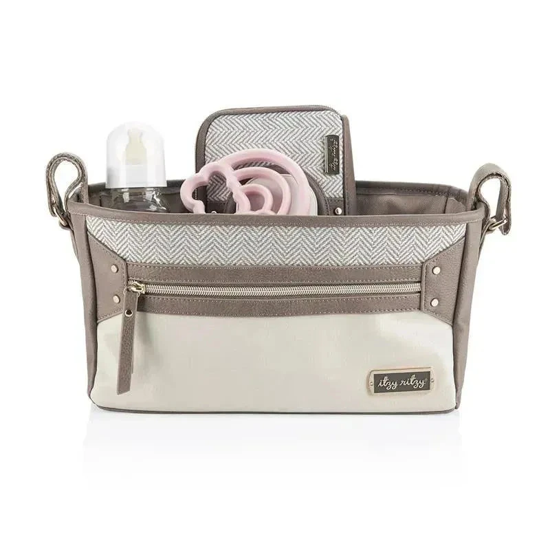 Itzy Ritzy - Stroller Caddy Vanilla Latte 8 Itzy Ritzy - Stroller Caddy Vanilla Latte - Image 6