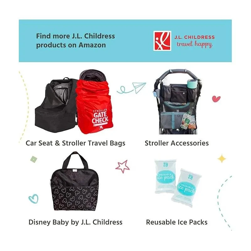 J.L. Childress - 6 Bottle Cooler, Grey Chevron 6 J.L. Childress - 6 Bottle Cooler, Grey Chevron - Image 4