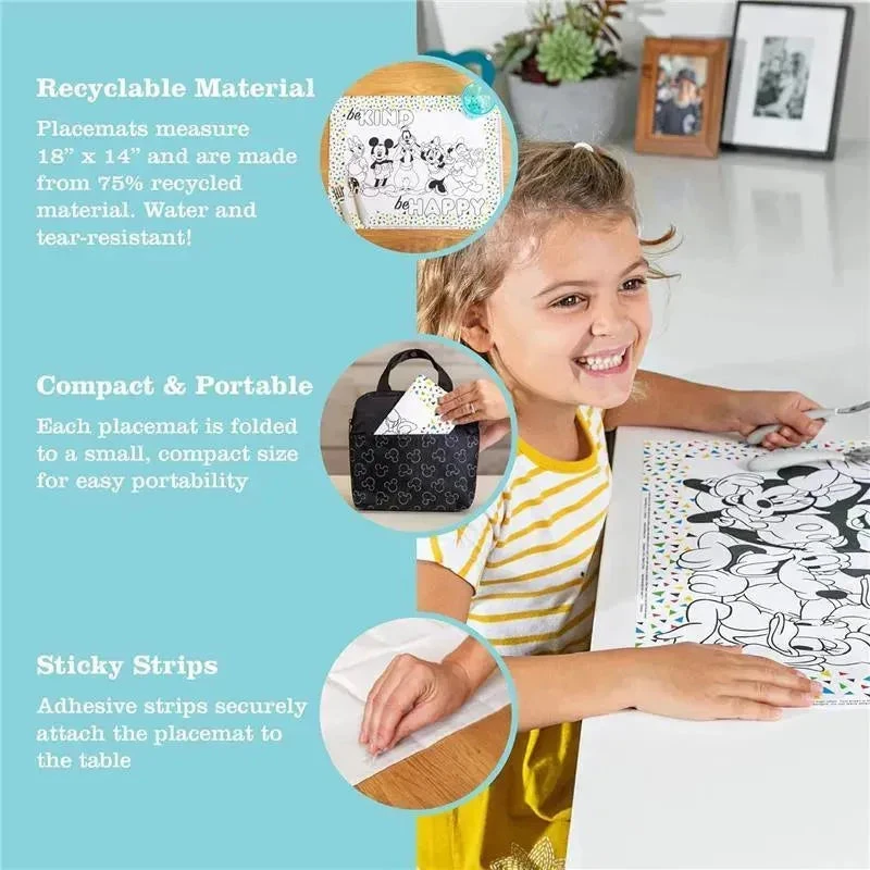 J.L. Childress - Disney Baby Disposable ColorMe Placemats, Pack Of 24 8 J.L. Childress - Disney Baby Disposable ColorMe Placemats, Pack Of 24 - Image 6