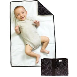 J.L Childress - Disney Full Body Portable Changing Pad, Mickey Mouse Black