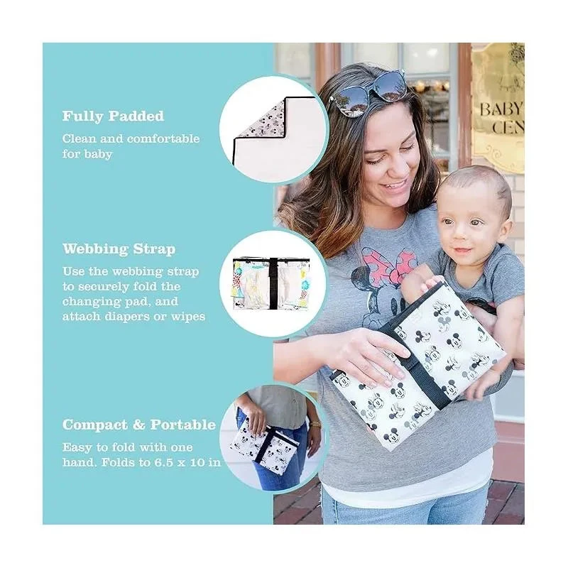 J.L Childress - Full Body Changing Pad, Mickey Minnie Ivory 7 J.L Childress - Full Body Changing Pad, Mickey Minnie Ivory - Image 5