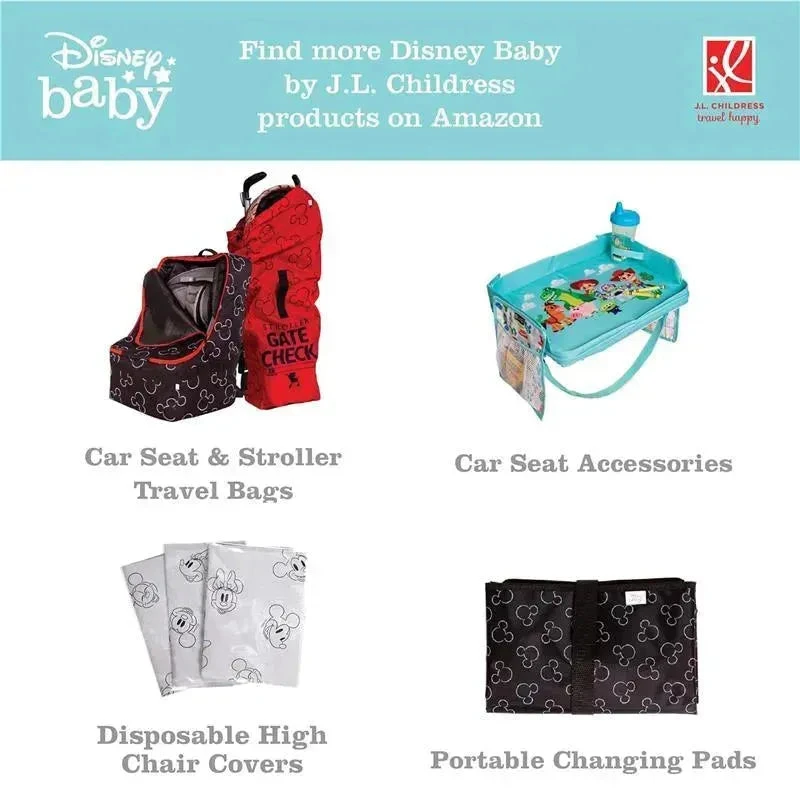 J.L. Childress - Reversible Infant Car Seat Canopy, Shade And Privacy Cover For Baby Girl, Lavender Minnie Mouse 5 J.L. Childress - Reversible Infant Car Seat Canopy, Shade And Privacy Cover For Baby Girl, Lavender Minnie Mouse - Image 3