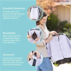 J.L. Childress - Reversible Infant Car Seat Canopy, Shade And Privacy Cover For Baby Girl, Lavender Minnie Mouse 12 J.L. Childress - Reversible Infant Car Seat Canopy, Shade And Privacy Cover For Baby Girl, Lavender Minnie Mouse -Macro Baby Store j l childress reversible infant car seat canopy shade and privacy cover for baby girl lavender minnie mouse image 5