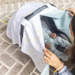 J.L. Childress - Reversible Infant Car Seat Canopy, Shade And Privacy Cover For Baby, Multicolor Mickey Mouse 13 J.L. Childress - Reversible Infant Car Seat Canopy, Shade And Privacy Cover For Baby, Multicolor Mickey Mouse -Macro Baby Store j l childress reversible infant car seat canopy shade and privacy cover for baby multicolor mickey mouse image 6