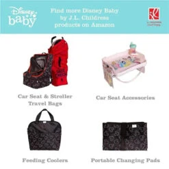 J.L. Childress - Shopping Cart & High Chair Cover For Baby To Toddler, Minnie Floral -Macro Baby Store j l childress shopping cart high chair cover for baby to toddler minnie floral image 3