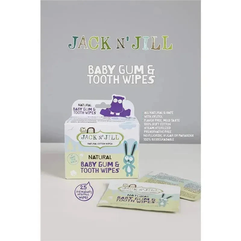 Jack N' Jill - 25Ct Baby Gum & Tooth Wipes 7 Jack N' Jill - 25Ct Baby Gum & Tooth Wipes - Image 5