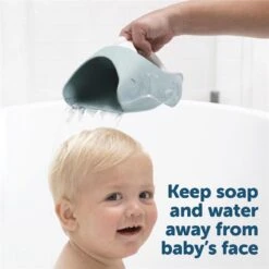Jool Baby - Bath Rinser Cup, Blue -Macro Baby Store jool baby bath rinser cup blue image 4