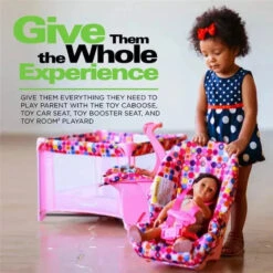 Joovy - Booster Seat & Functional Doll Car Seat, Fits Dolls 12” To 22”, Pink 13 Joovy - Booster Seat & Functional Doll Car Seat, Fits Dolls 12” To 22”, Pink -Macro Baby Store joovy booster seat functional doll car seat fits dolls 12 to 22 pink image 6