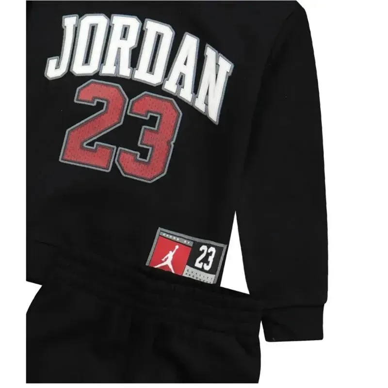 Jordan Baby - 2Pk Boy Jersey Pack Hoodie & Jogger Pants, Black 5 Jordan Baby - 2Pk Boy Jersey Pack Hoodie & Jogger Pants, Black - Image 3